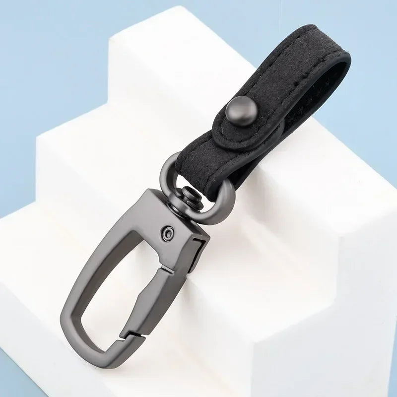 Genuine Leather Car Keychain – Handmade for Men & Women