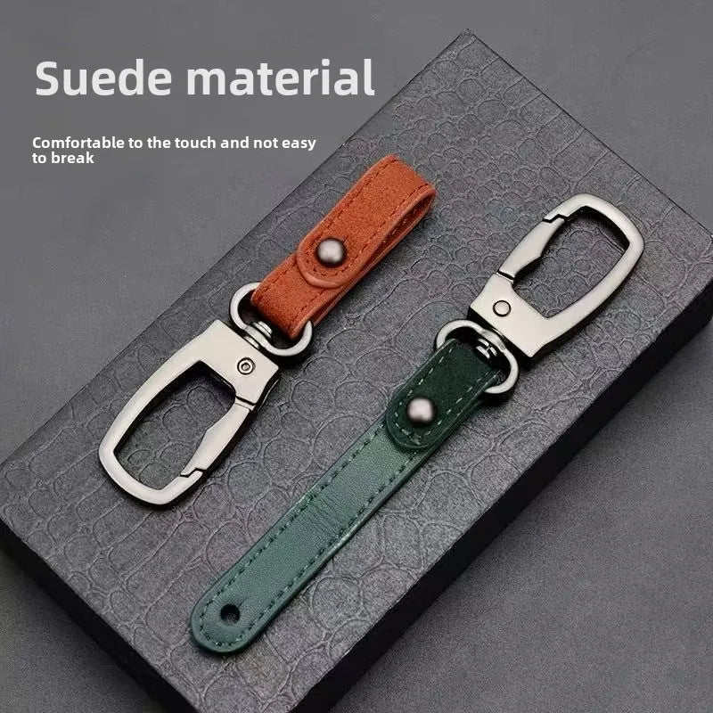 Genuine Leather Car Keychain – Handmade for Men & Women