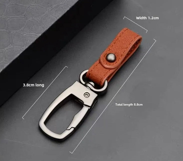 Genuine Leather Car Keychain – Handmade for Men & Women