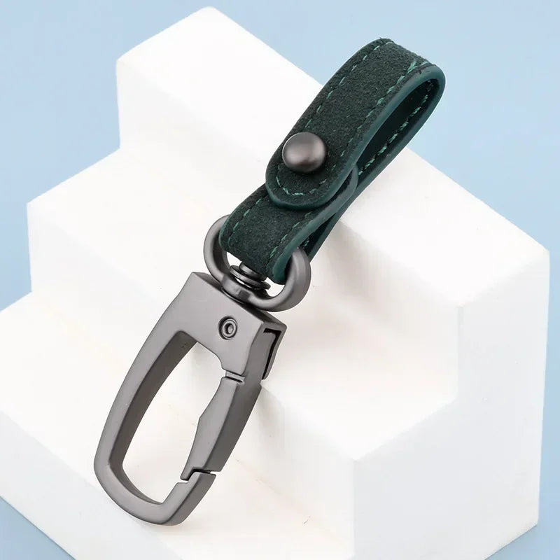 Genuine Leather Car Keychain – Handmade for Men & Women