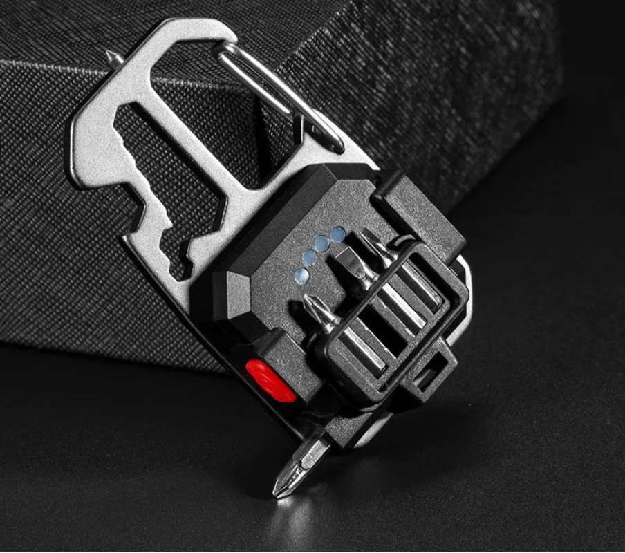 Rechargeable Mini LED Keychain Flashlight – Multi-Function Survival Tool