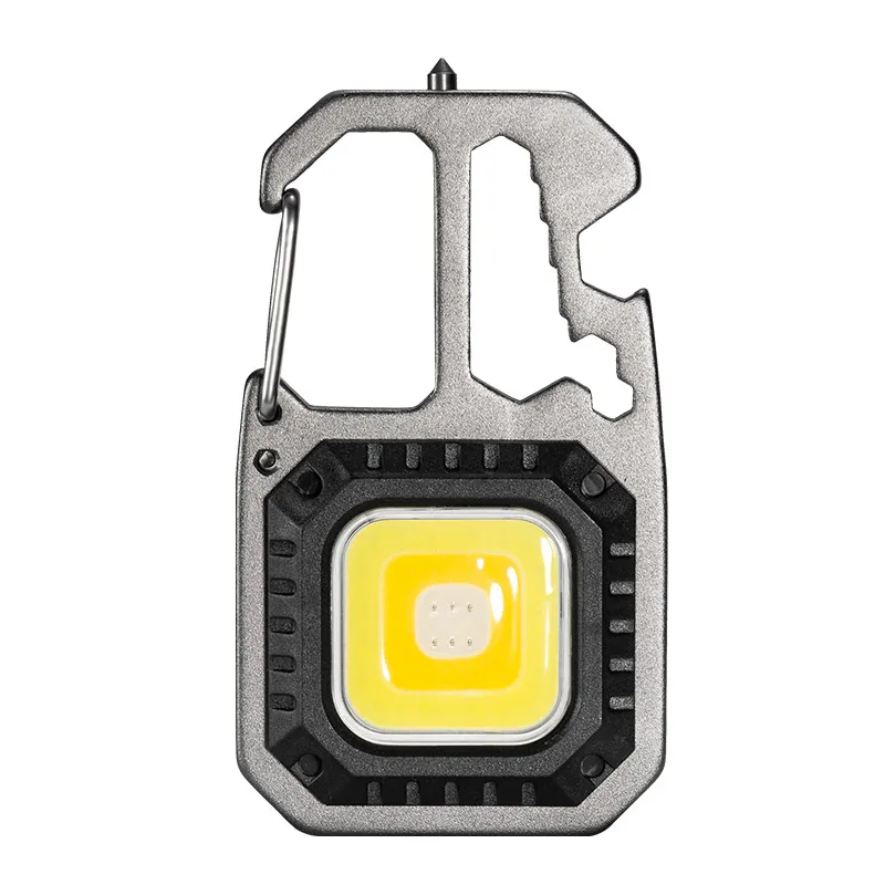 Rechargeable Mini LED Keychain Flashlight – Multi-Function Survival Tool