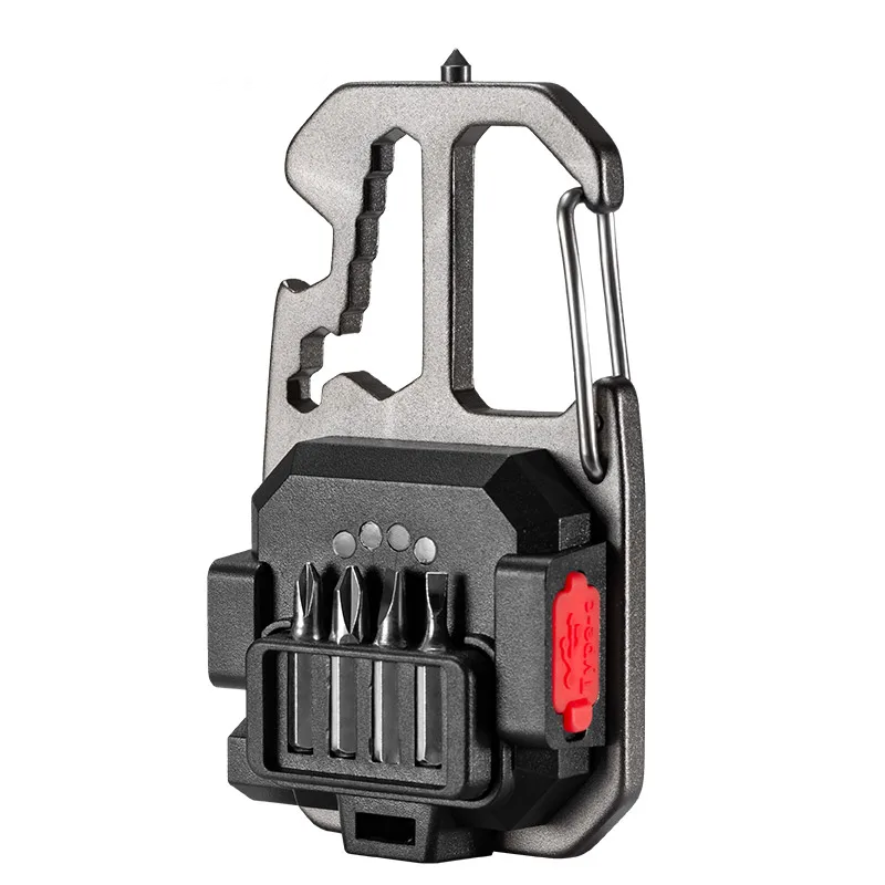 Rechargeable Mini LED Keychain Flashlight – Multi-Function Survival Tool