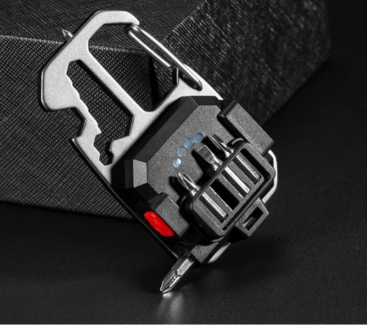Rechargeable Mini LED Keychain Flashlight – Multi-Function Survival Tool