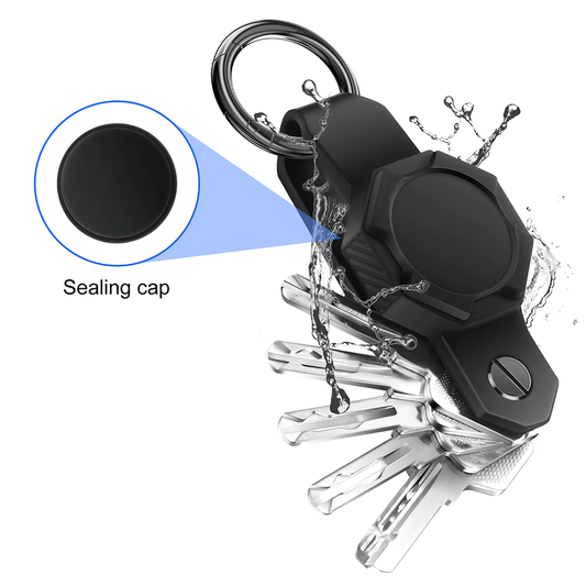 Apple AirTag Key Organizer – Waterproof Silicone Case with Keychain Holder